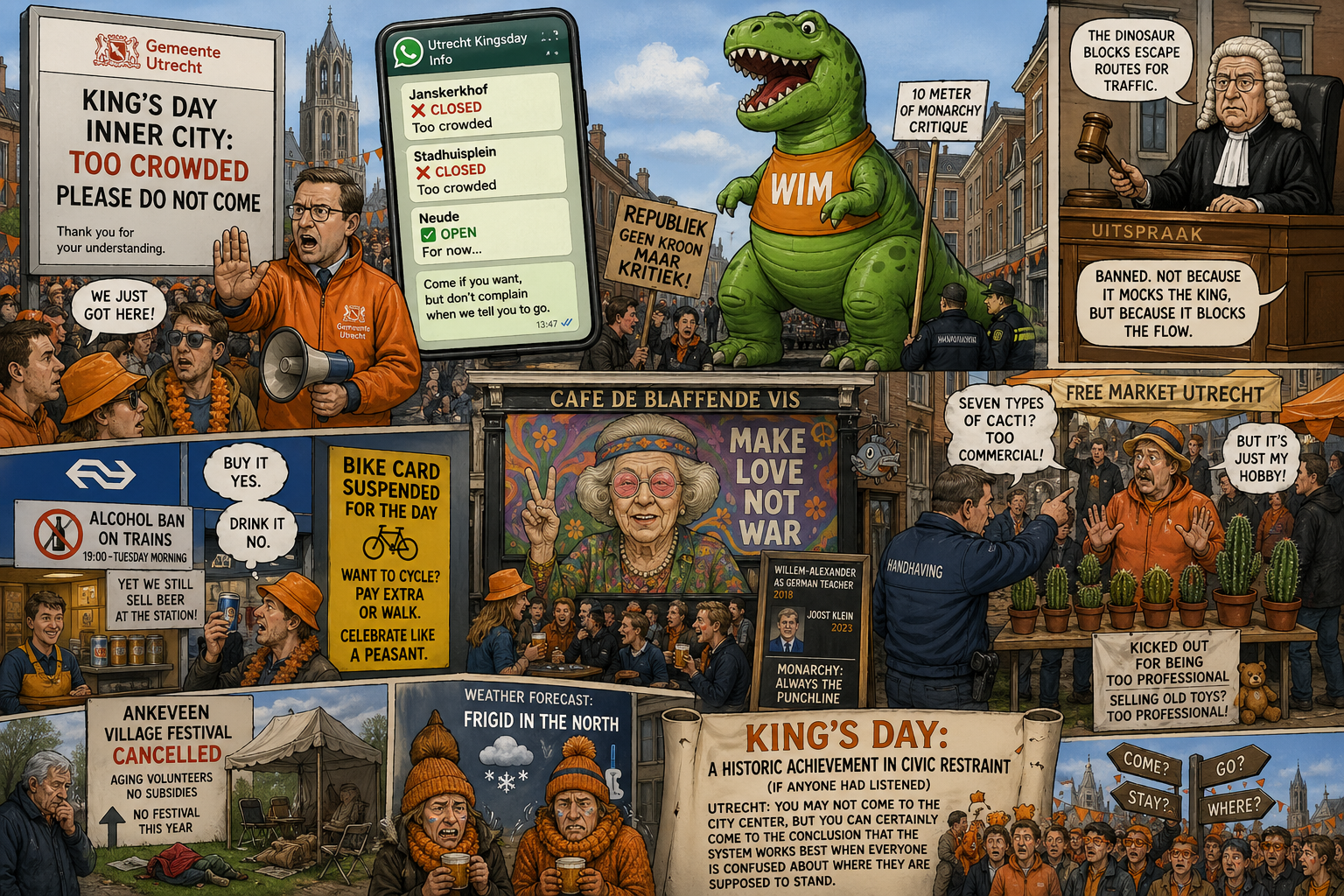 Utrecht Tells You to Come, Then Tells You to Leave: A King's Day Masterclass in Bureaucratic Whiplash